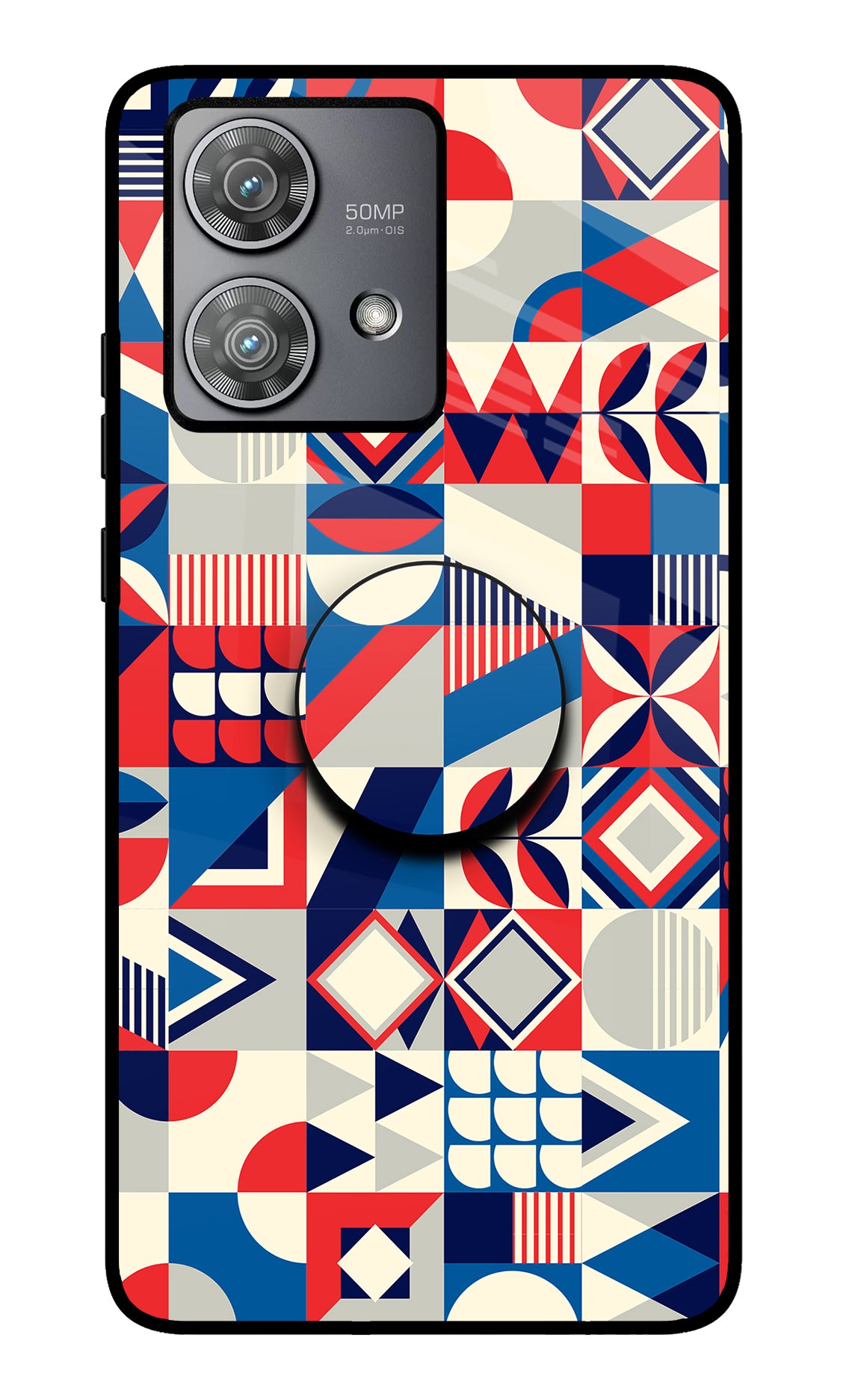 Colorful Pattern Moto Edge 40 Neo Pop Case