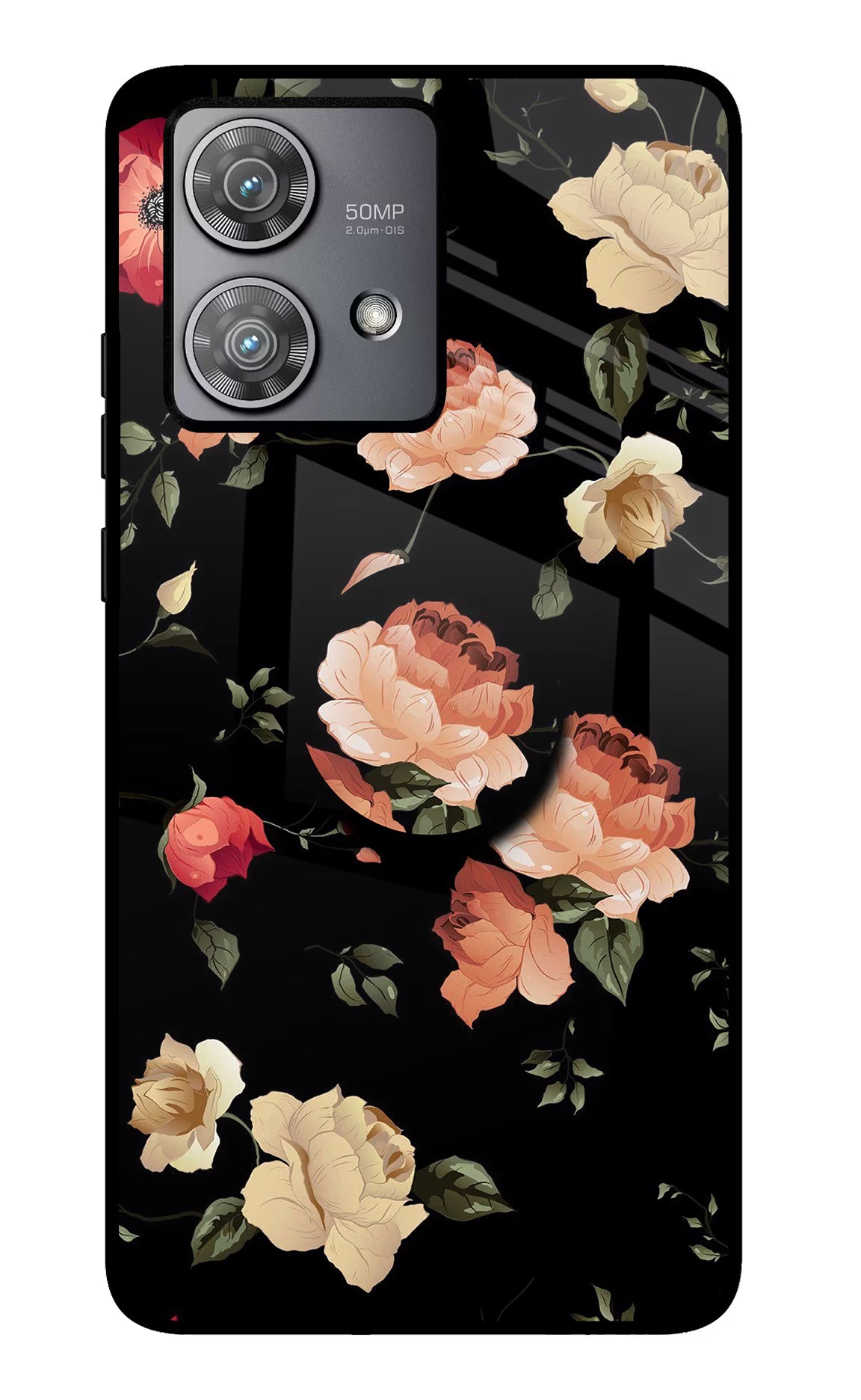 Flowers Moto Edge 40 Neo Pop Case by Casekaro