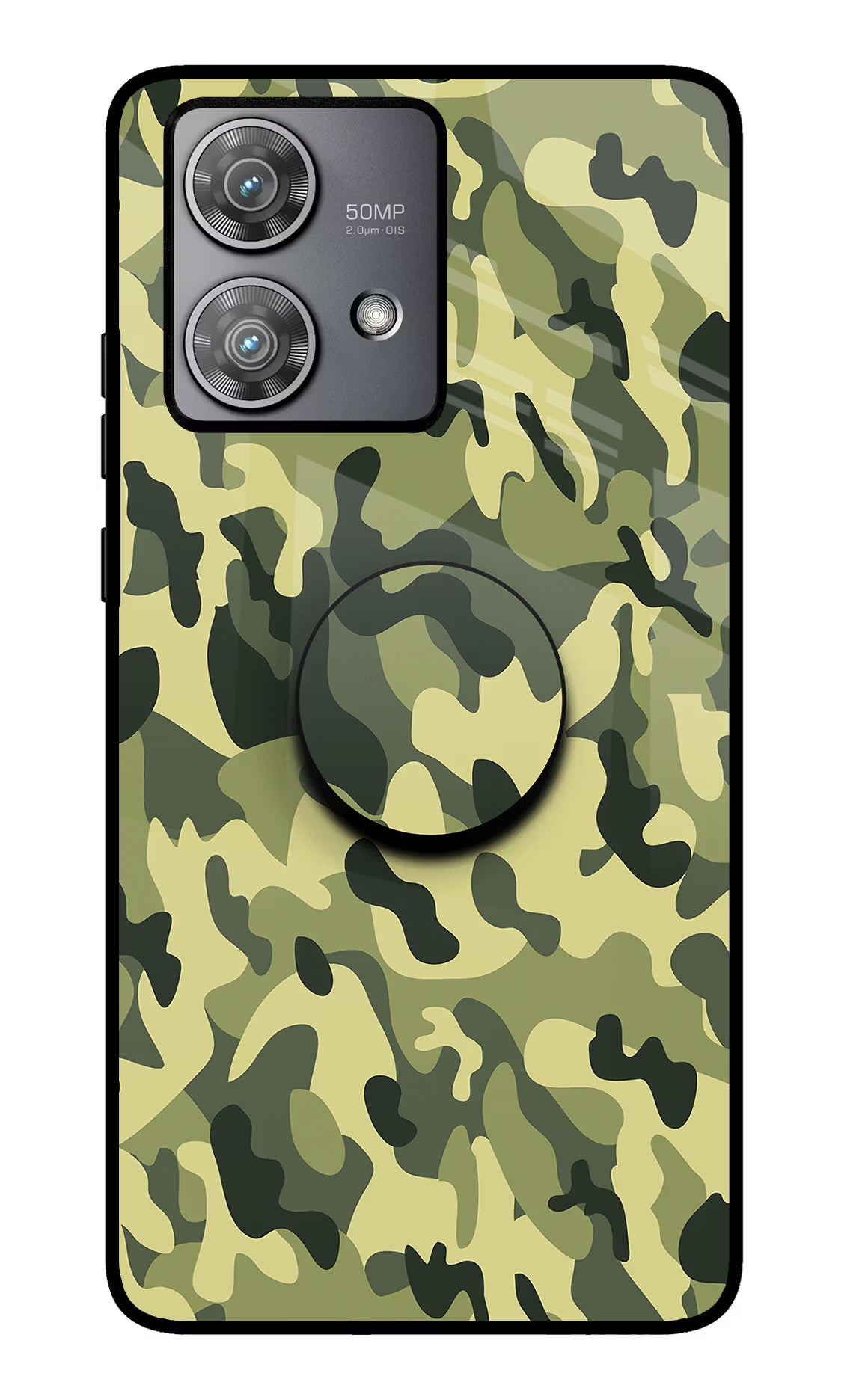 Camouflage Moto Edge 40 Neo Pop Case by Casekaro