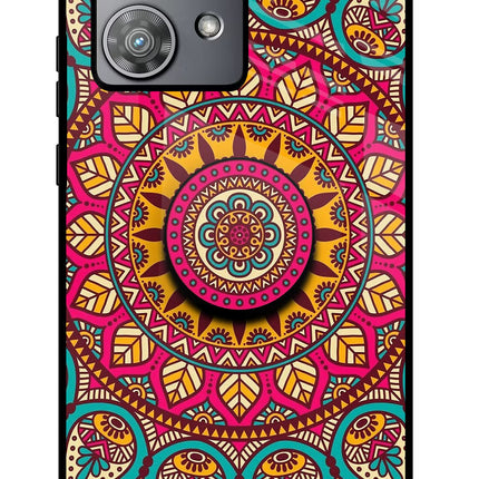 Mandala Moto Edge 40 Neo Pop Case by Casekaro