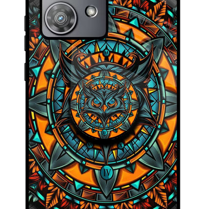 Angry Owl Moto Edge 40 Neo Pop Case by Casekaro