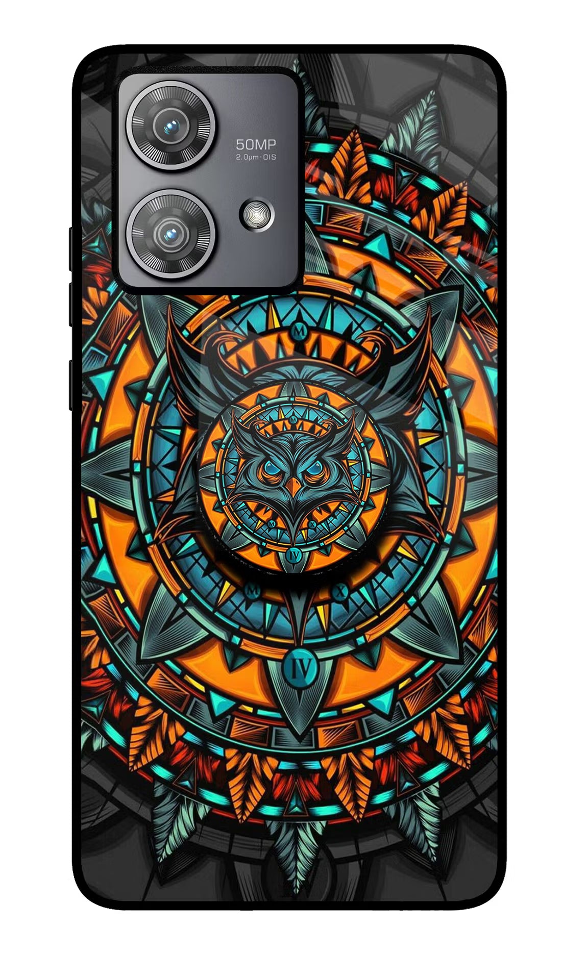 Angry Owl Moto Edge 40 Neo Pop Case by Casekaro