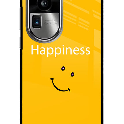 Happiness With Smiley Oppo Reno10 Pro+ 5G Glass Case Back Cover by Casekaro