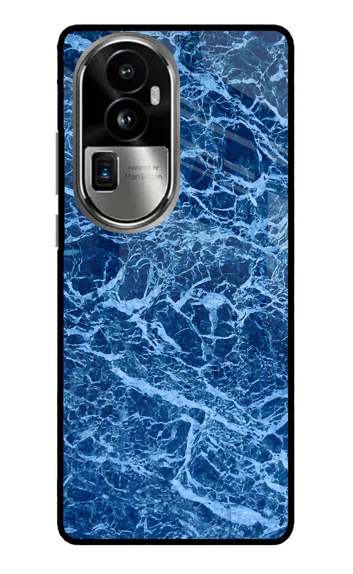 Blue Marble Oppo Reno10 Pro+ 5G Glass Case Back Cover by Casekaro