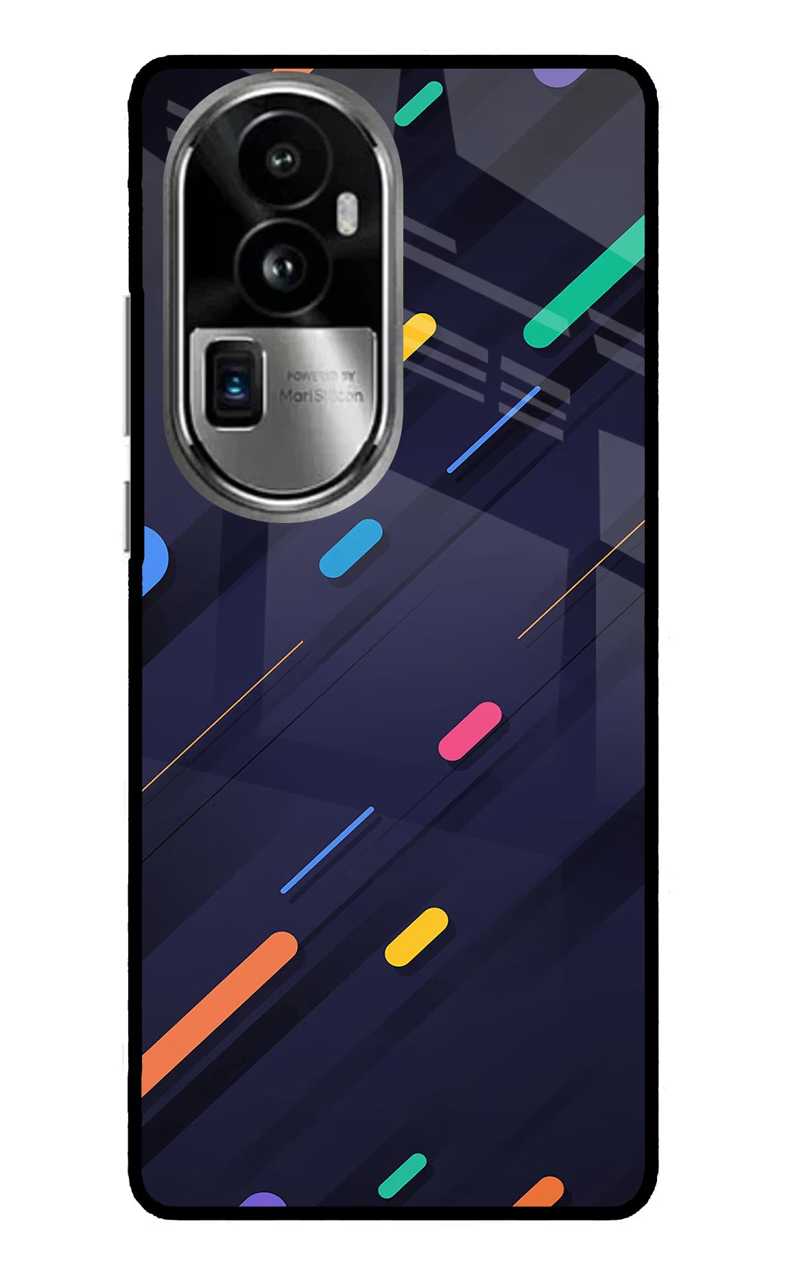 Abstract Design Oppo Reno10 Pro+ 5G Glass Case Back Cover by Casekaro