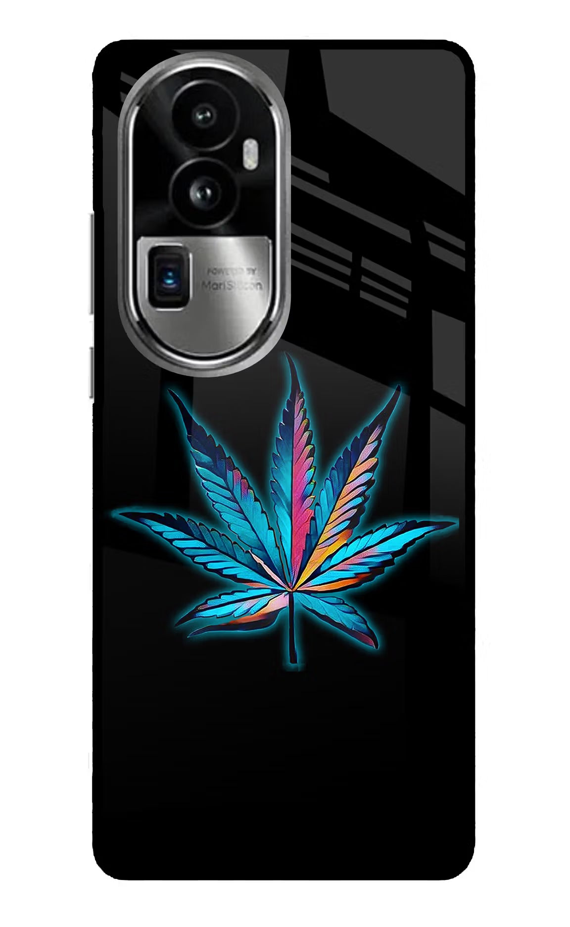 Weed Oppo Reno10 Pro+ 5G Glass Case Back Cover by Casekaro