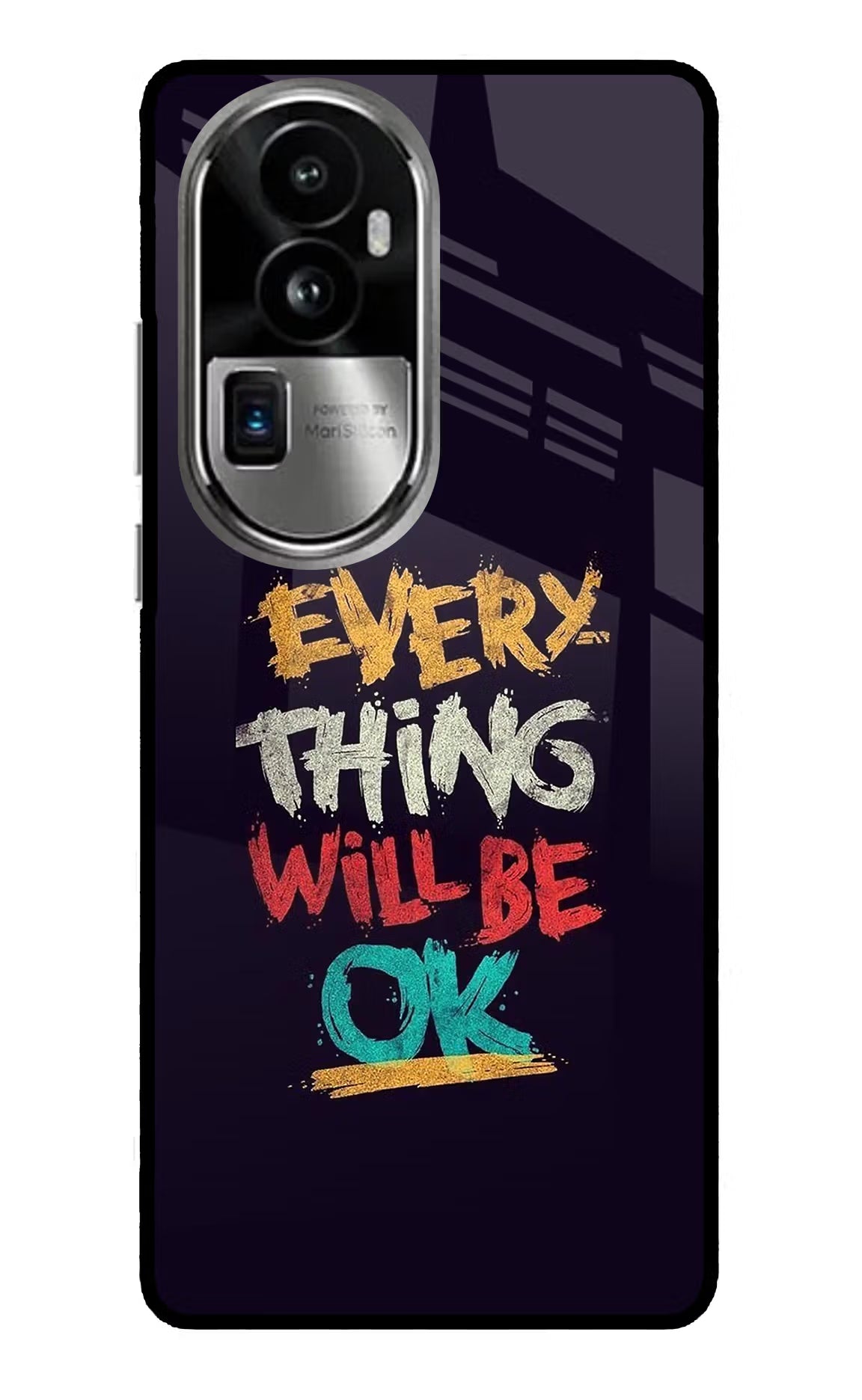 Everything Will Be Ok Oppo Reno10 Pro+ 5G Glass Case Back Cover by Casekaro