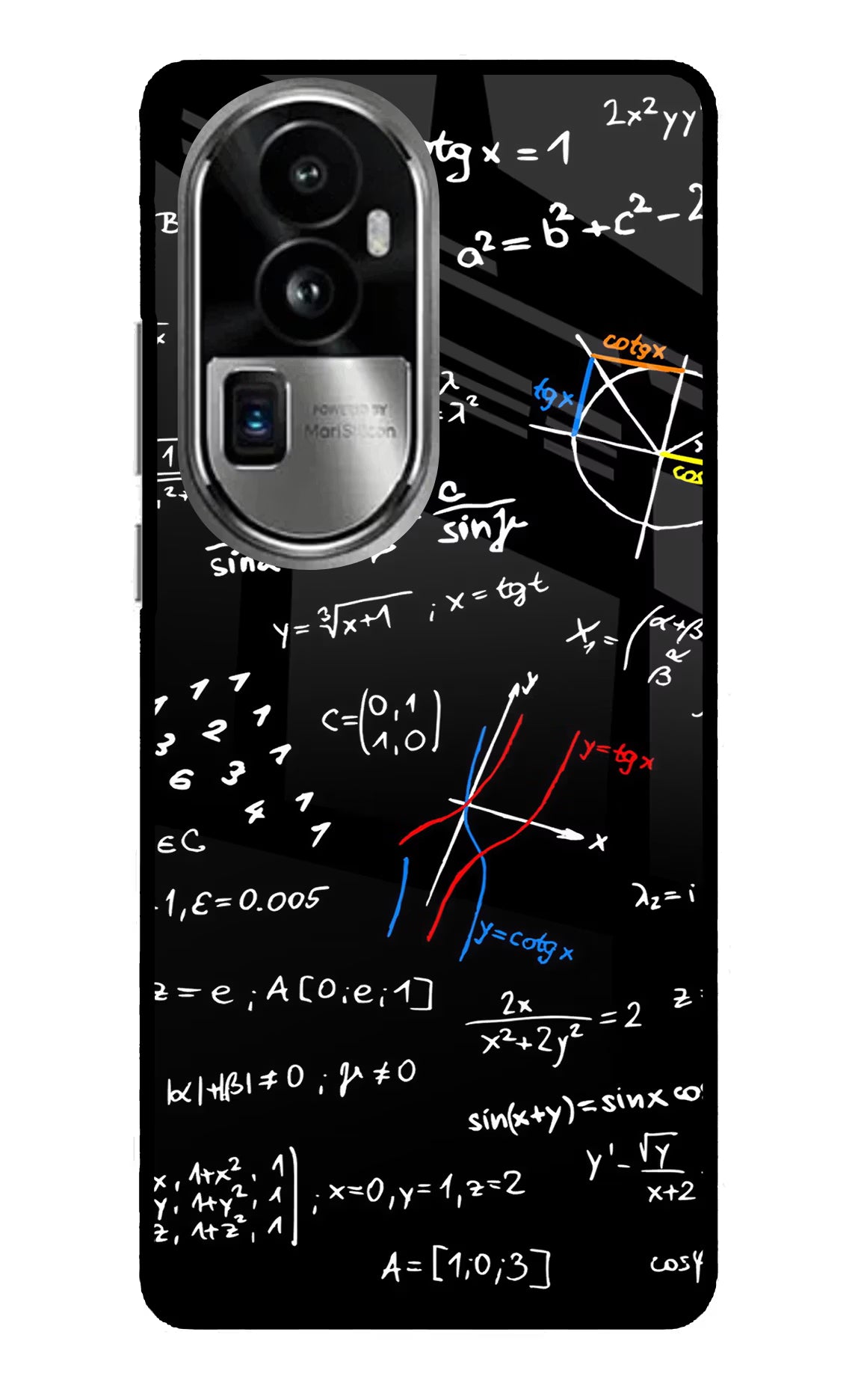 Mathematics Formula Oppo Reno10 Pro+ 5G Glass Case Back Cover by Casekaro