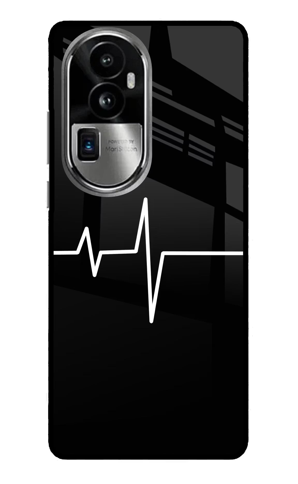 Heart Beats Oppo Reno10 Pro+ 5G Glass Case Back Cover by Casekaro