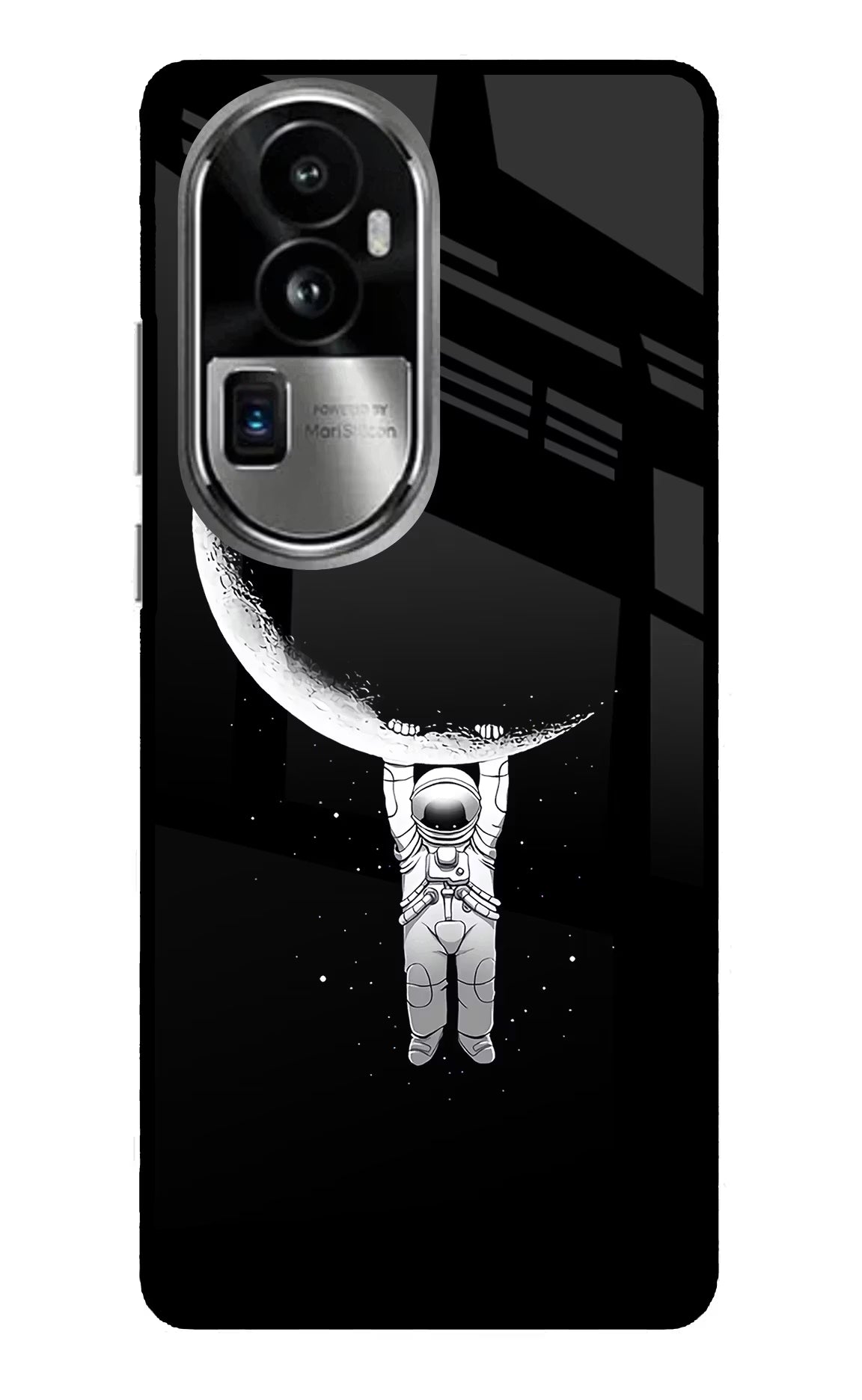 Moon Space Oppo Reno10 Pro+ 5G Glass Case Back Cover by Casekaro