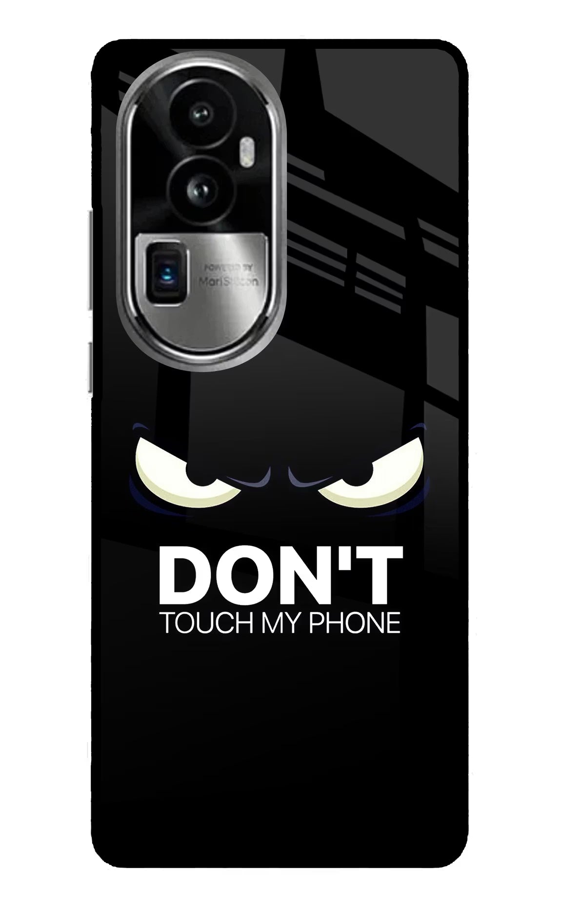 Don'T Touch My Phone Oppo Reno10 Pro+ 5G Glass Case Back Cover by Casekaro