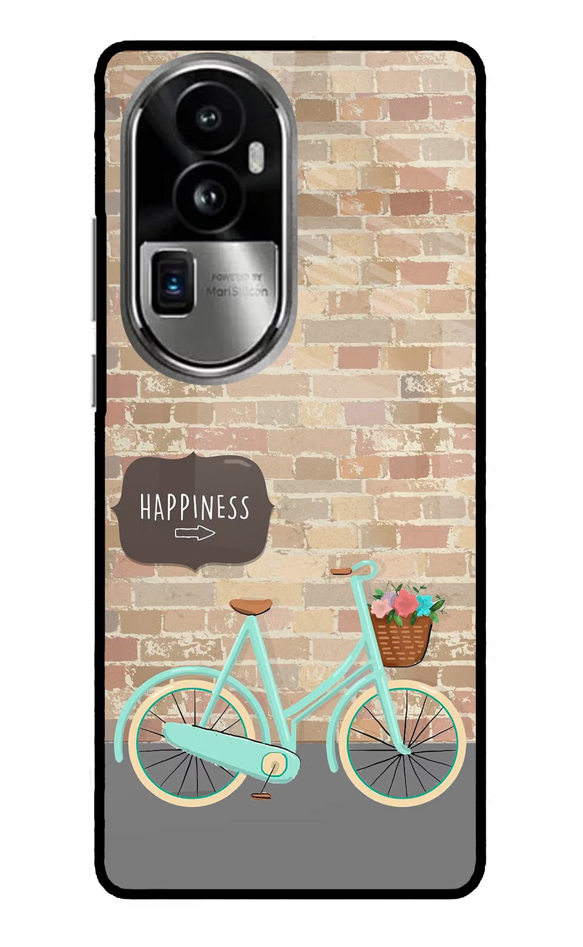Happiness Artwork Oppo Reno10 Pro+ 5G Glass Case Back Cover by Casekaro