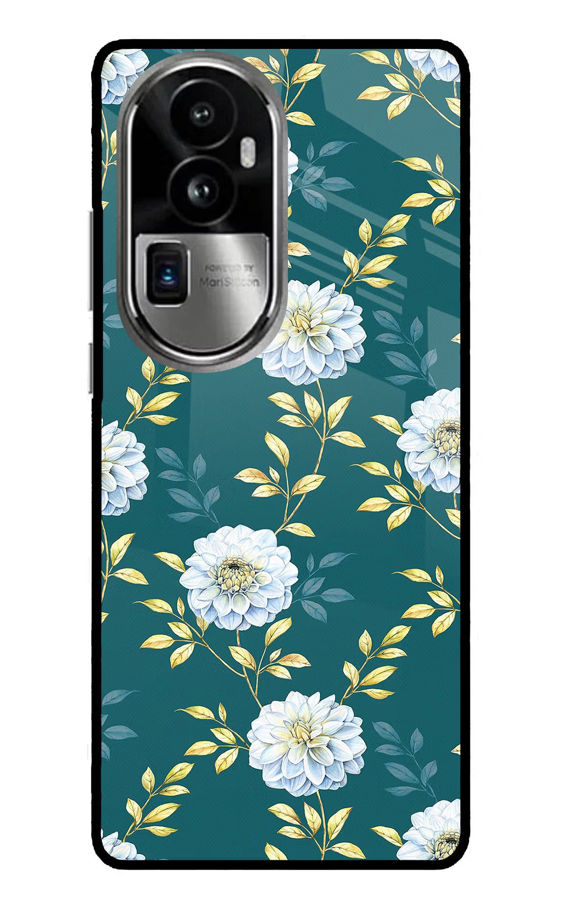 Flowers Oppo Reno10 Pro+ 5G Glass Case Back Cover by Casekaro