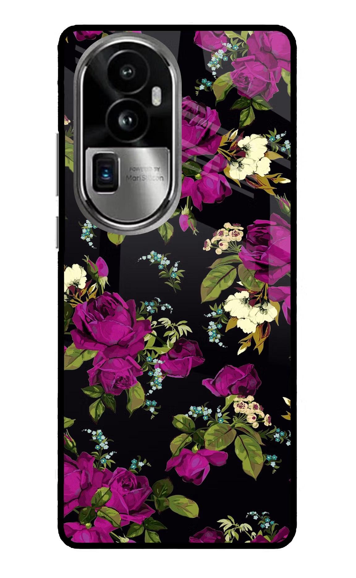 Flowers Oppo Reno10 Pro+ 5G Glass Case Back Cover by Casekaro