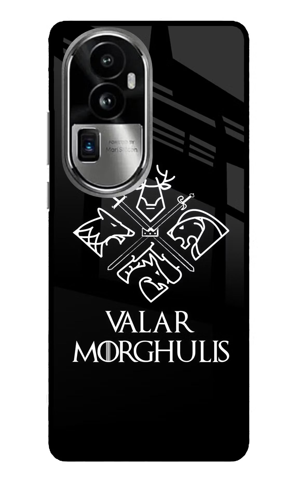 Valar Morghulis | Game Of Thrones Oppo Reno10 Pro+ 5G Glass Case Back Cover by Casekaro