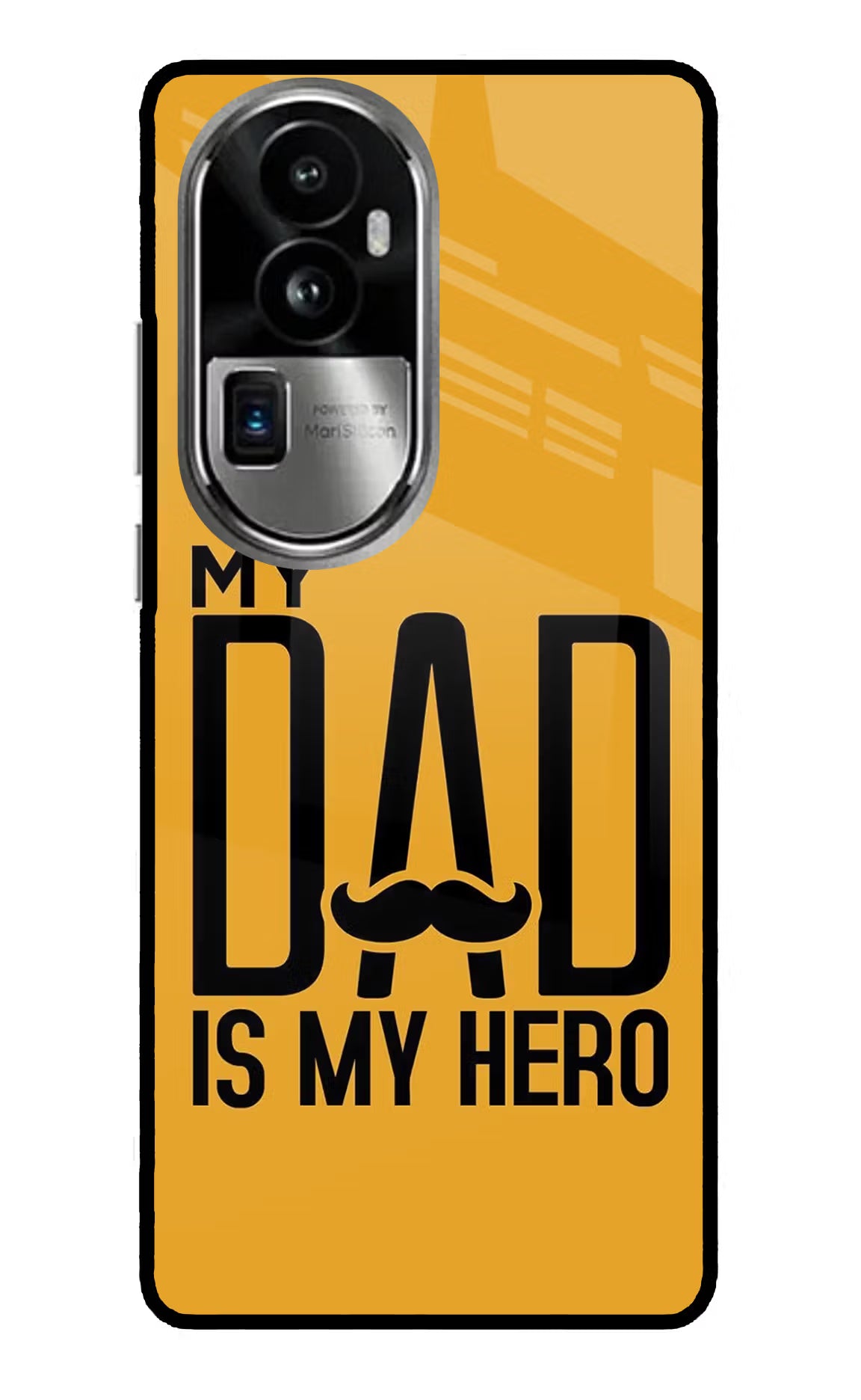 My Dad Is My Hero Oppo Reno10 Pro+ 5G Glass Case Back Cover by Casekaro