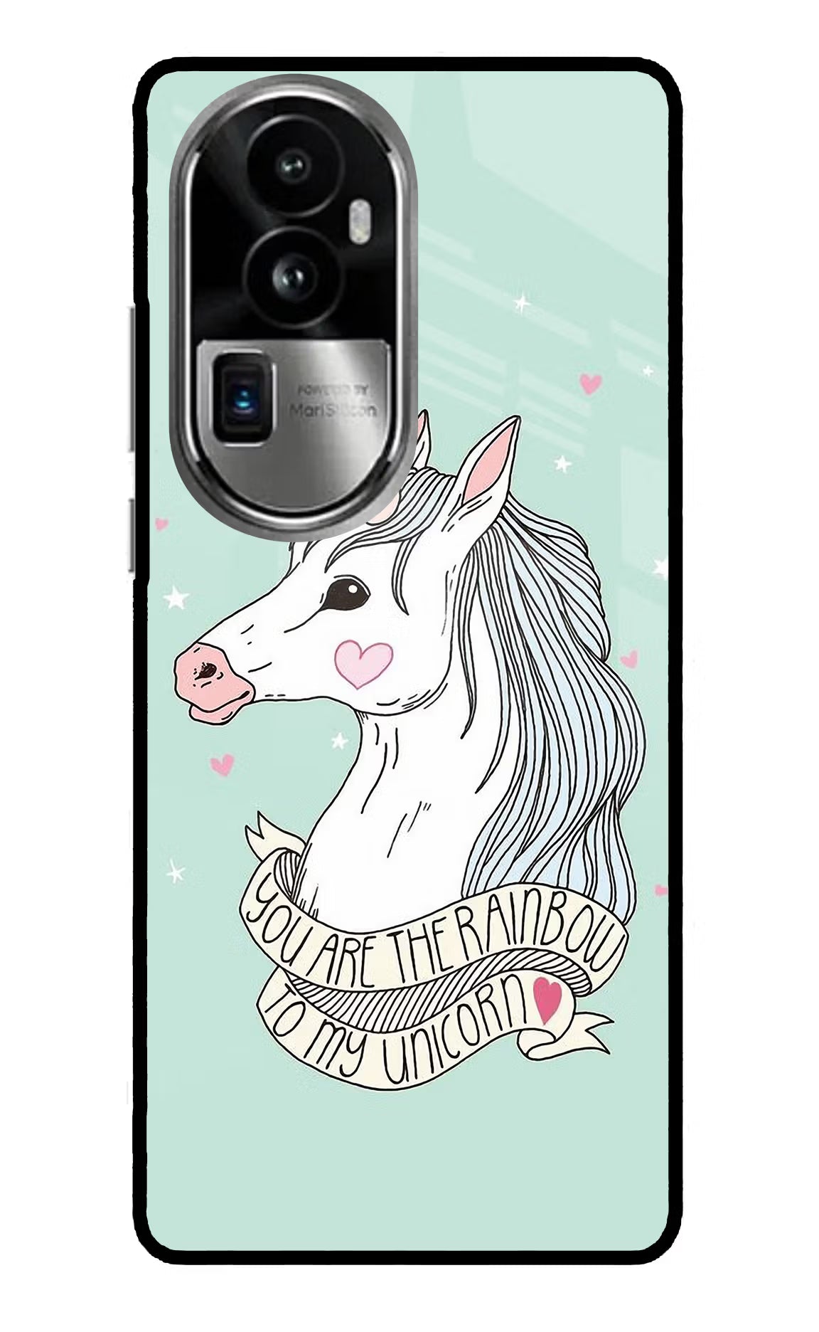 Unicorn Wallpaper Oppo Reno10 Pro+ 5G Glass Case Back Cover by Casekaro