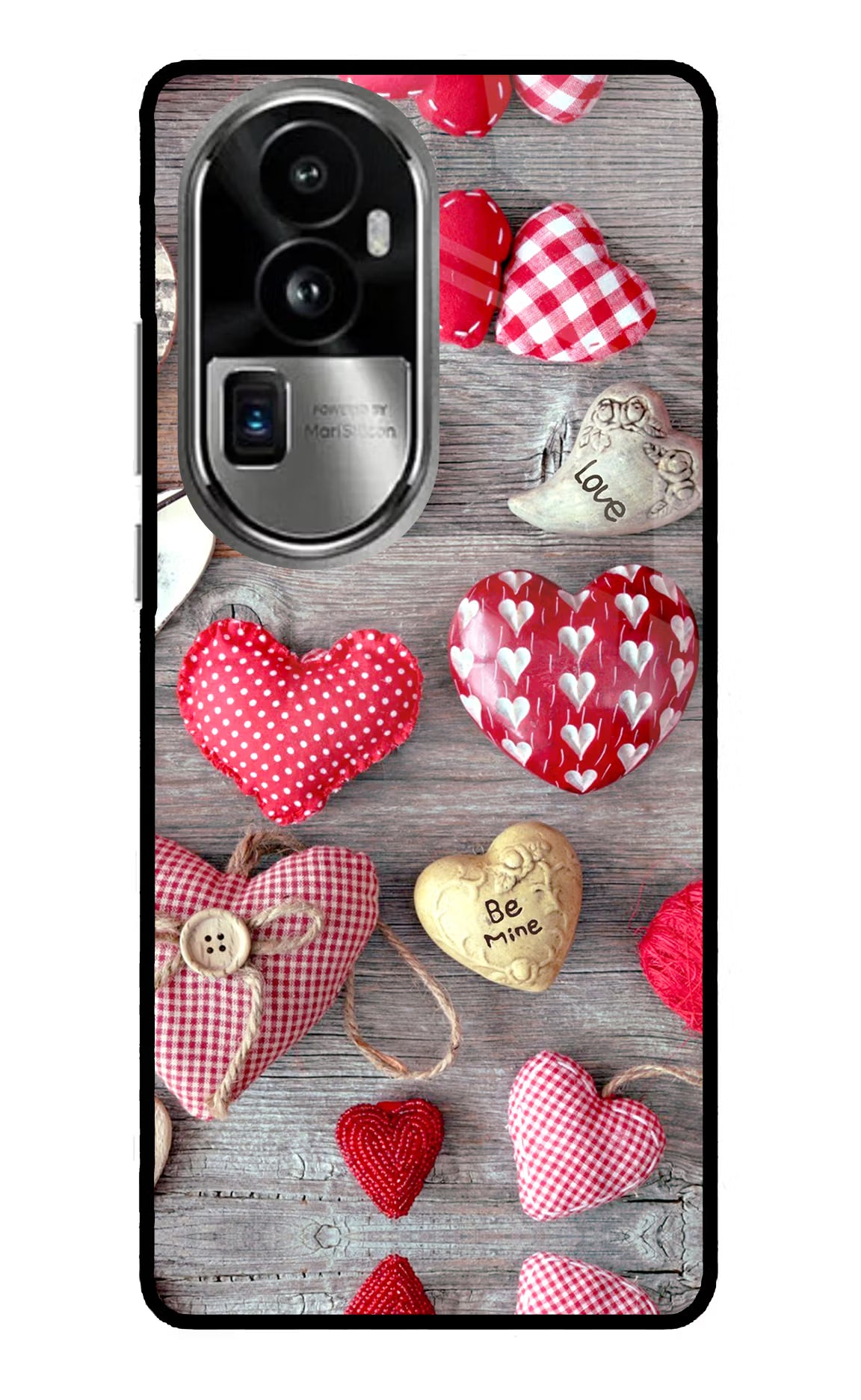 Love Wallpaper Oppo Reno10 Pro+ 5G Glass Case Back Cover by Casekaro