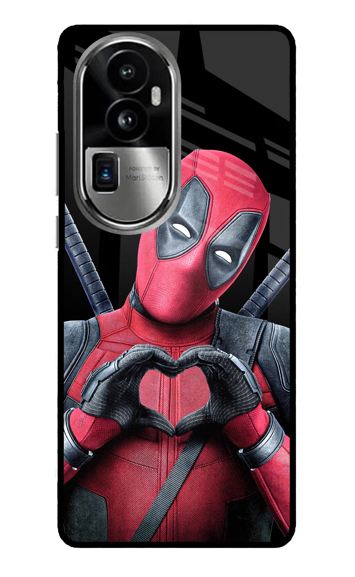 Deadpool Oppo Reno10 Pro+ 5G Glass Case Back Cover by Casekaro