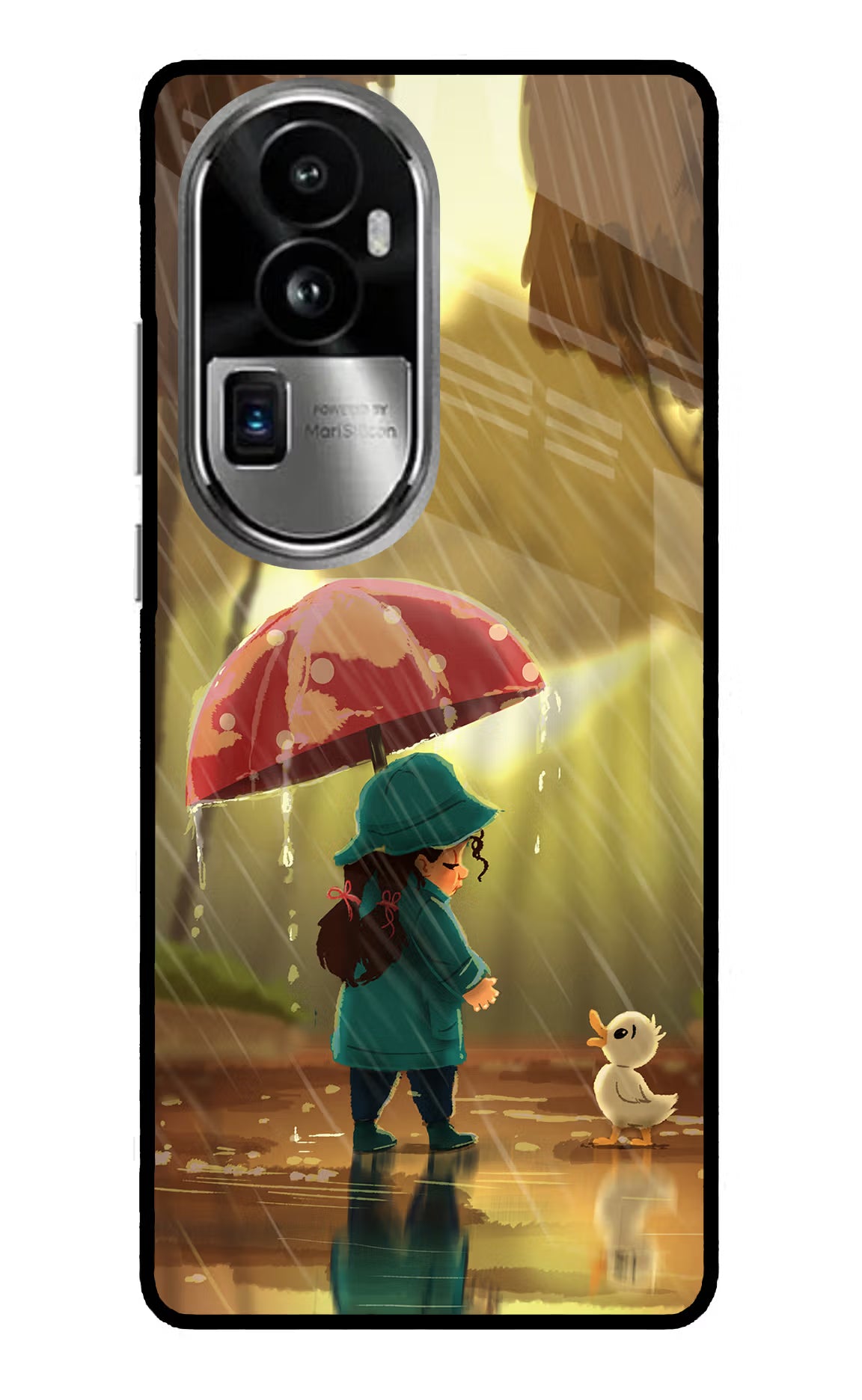 Rainy Day Oppo Reno10 Pro+ 5G Glass Case Back Cover by Casekaro
