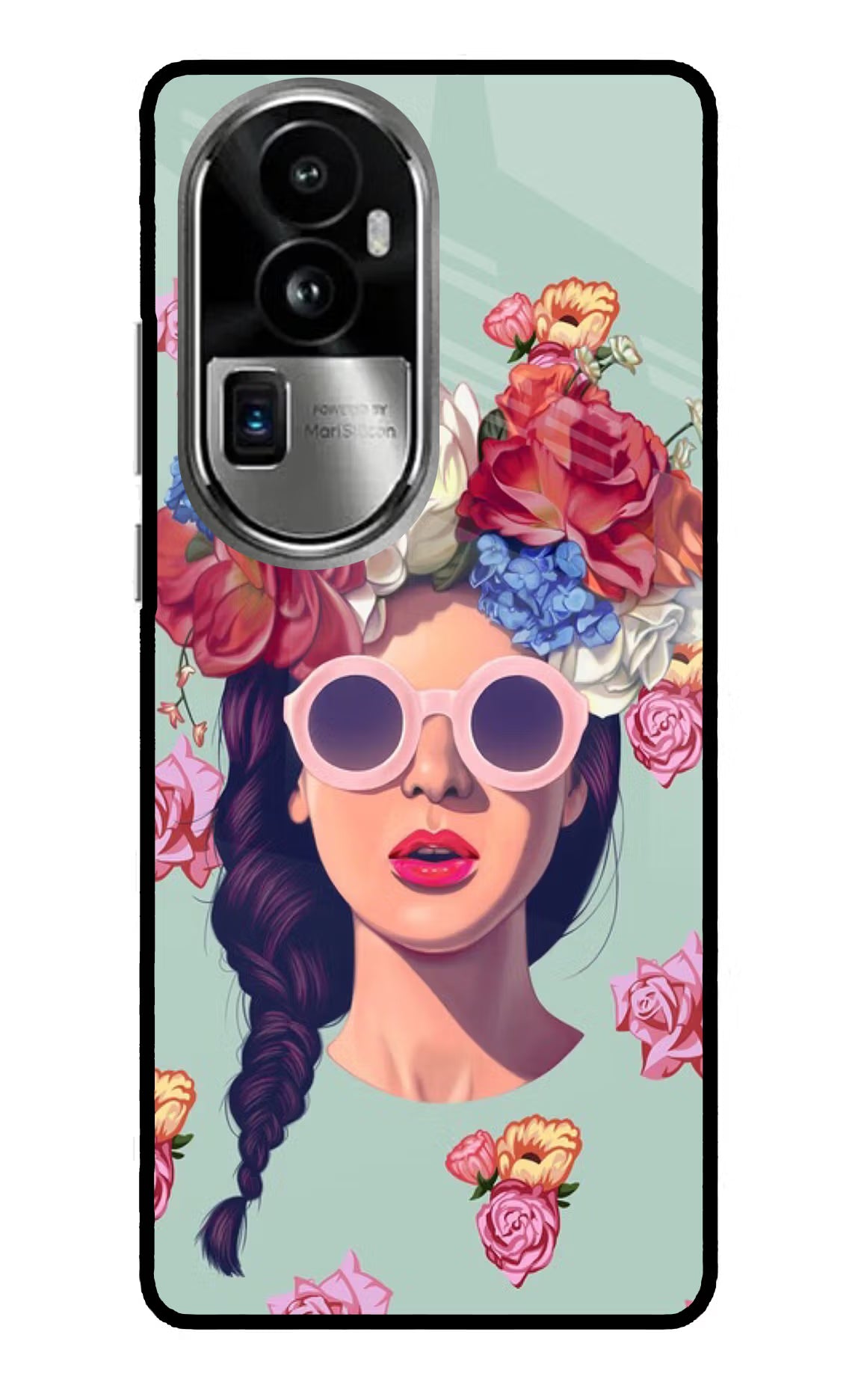 Pretty Girl Oppo Reno10 Pro+ 5G Glass Case Back Cover by Casekaro