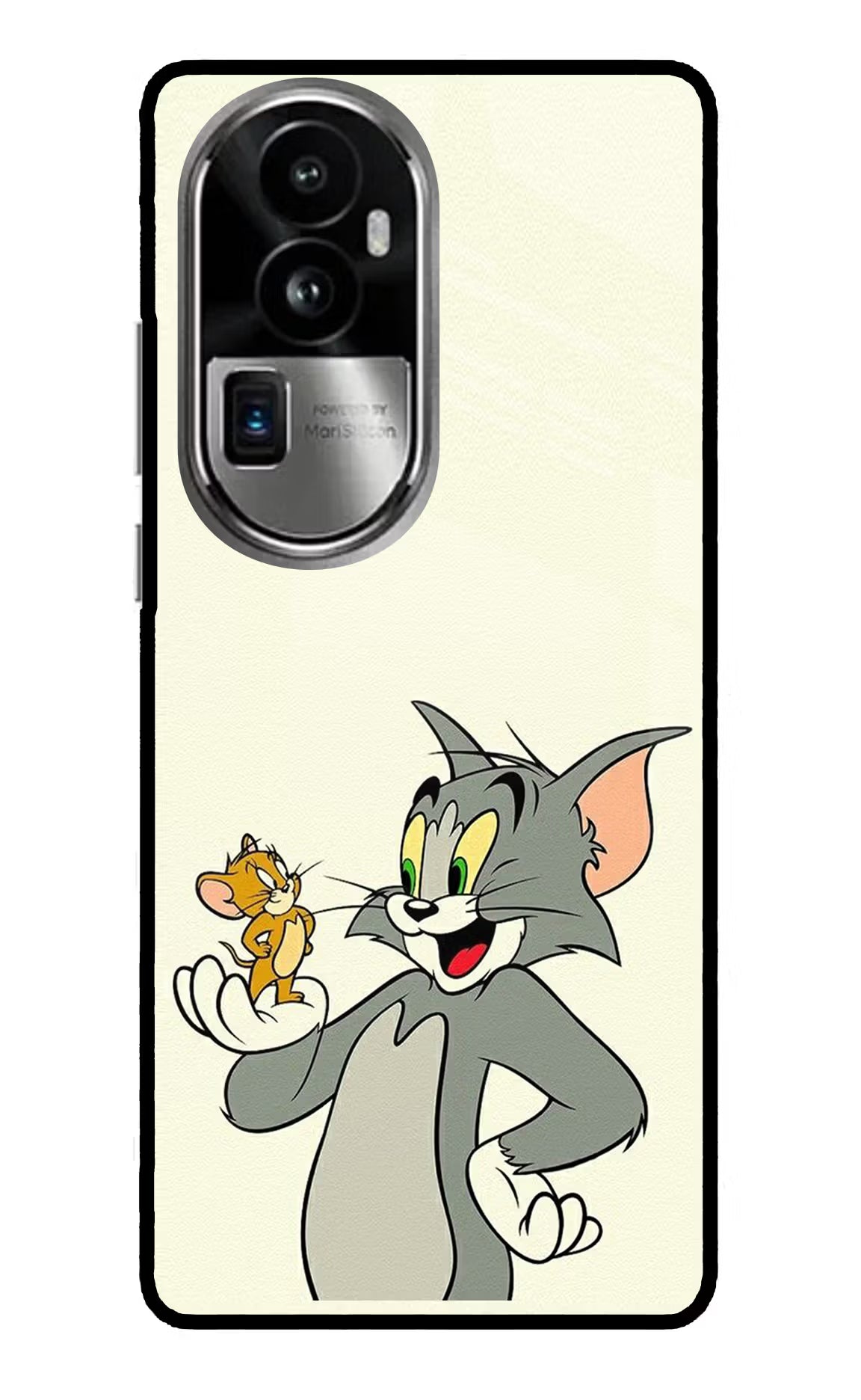 Tom & Jerry Oppo Reno10 Pro+ 5G Glass Case Back Cover by Casekaro