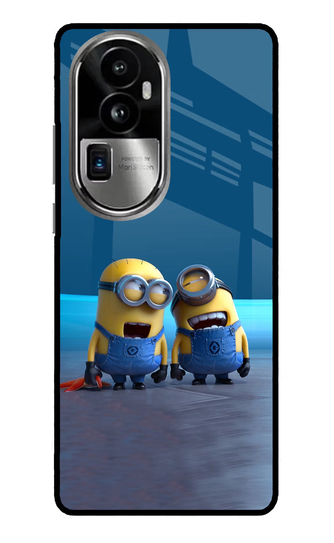 Minion Laughing Oppo Reno10 Pro+ 5G Glass Case Back Cover by Casekaro