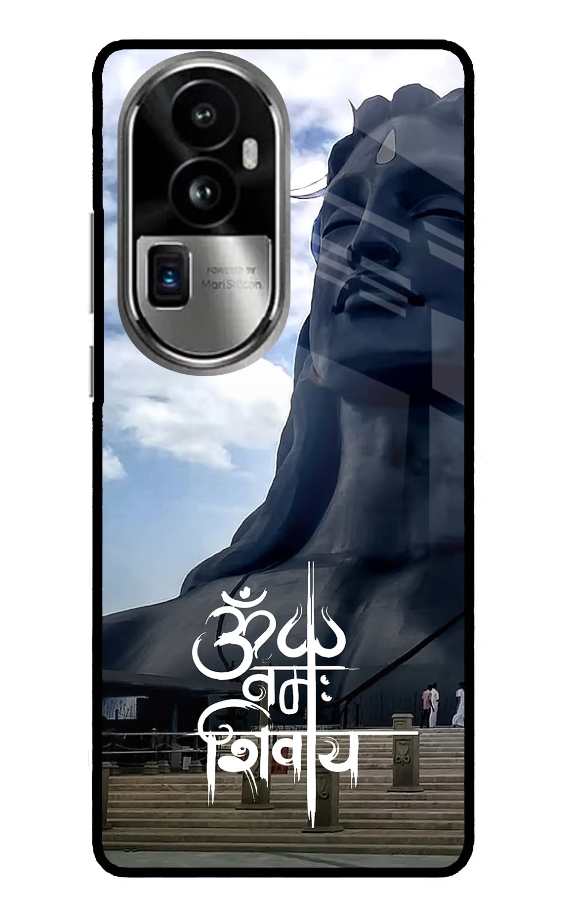 Om Namah Shivay Oppo Reno10 Pro+ 5G Glass Case Back Cover by Casekaro