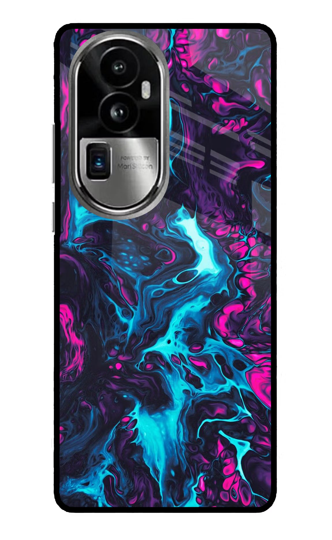 Abstract Oppo Reno10 Pro+ 5G Glass Case Back Cover by Casekaro