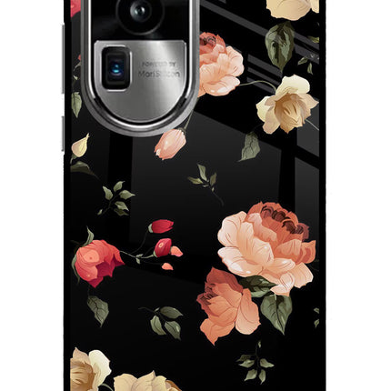 Flowers Oppo Reno10 Pro+ 5G Glass Case Back Cover by Casekaro