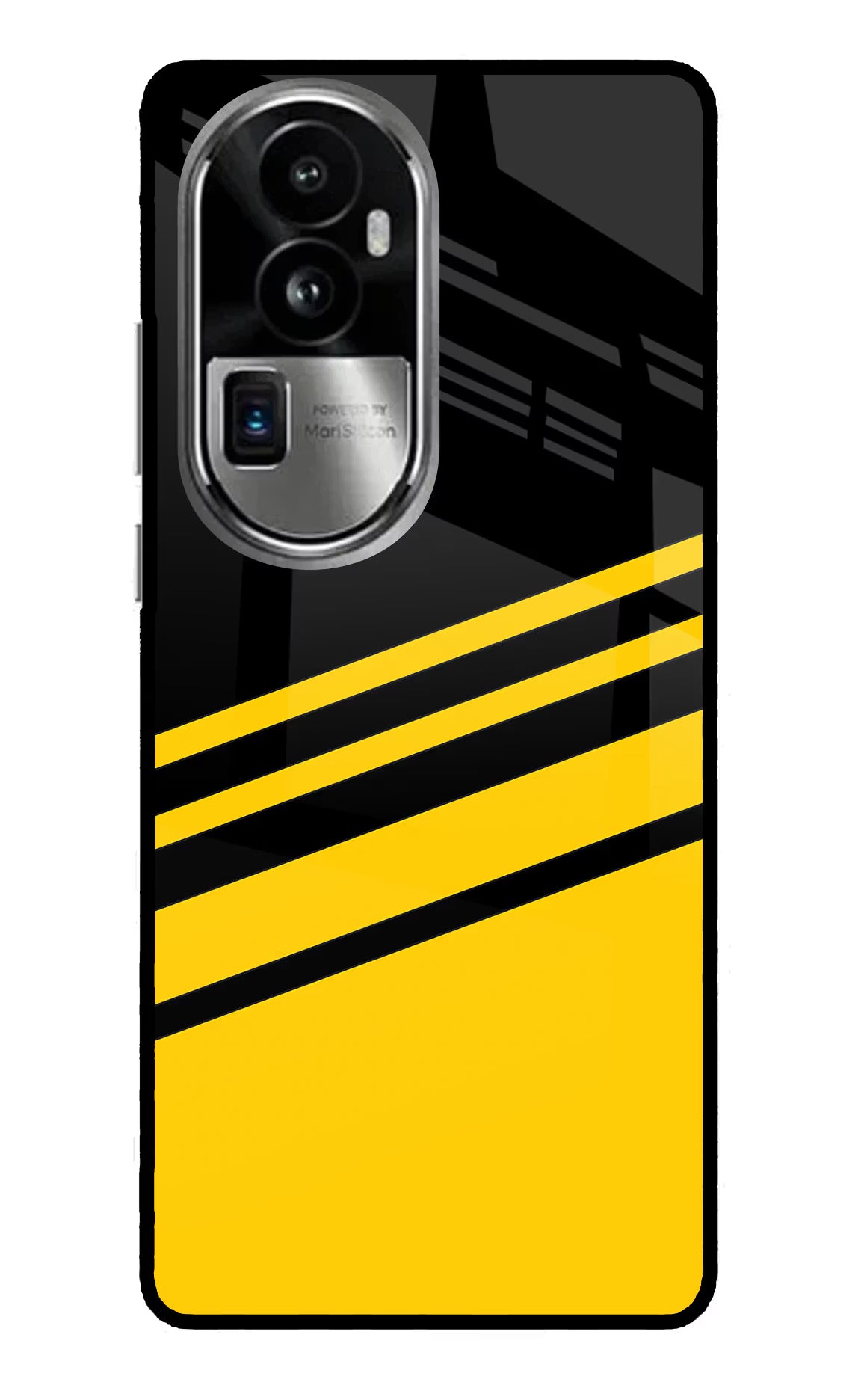 Yellow Shades Oppo Reno10 Pro+ 5G Glass Case Back Cover by Casekaro