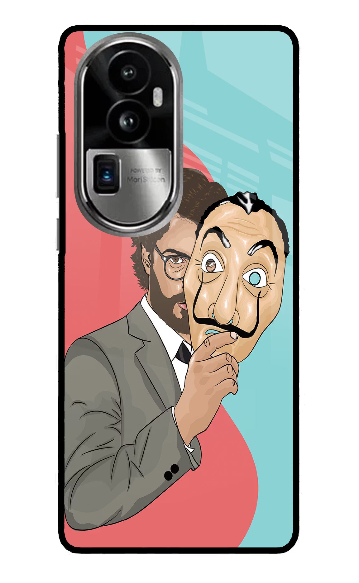 Professor Oppo Reno10 Pro+ 5G Glass Case Back Cover by Casekaro