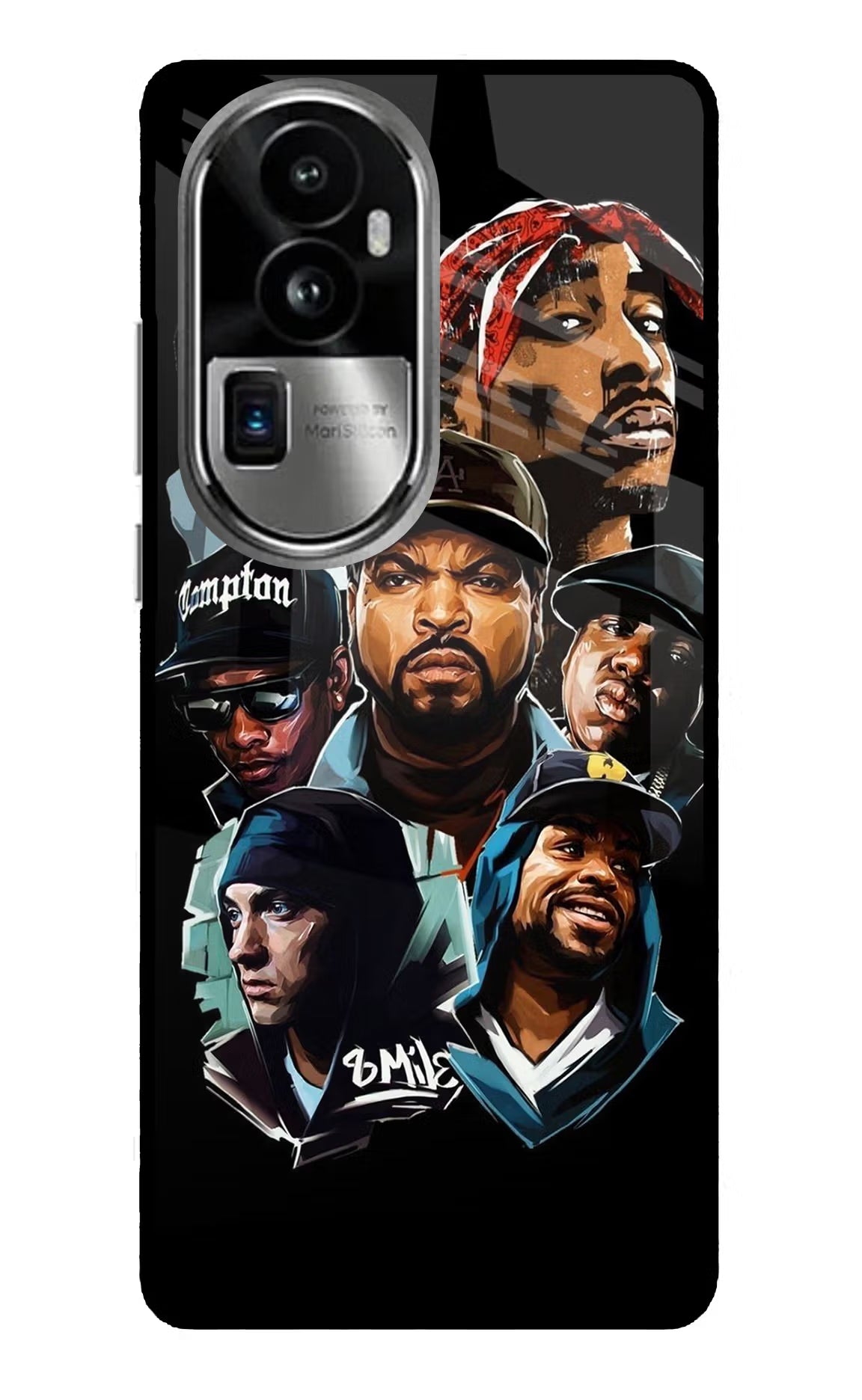 Rappers Oppo Reno10 Pro+ 5G Glass Case Back Cover by Casekaro