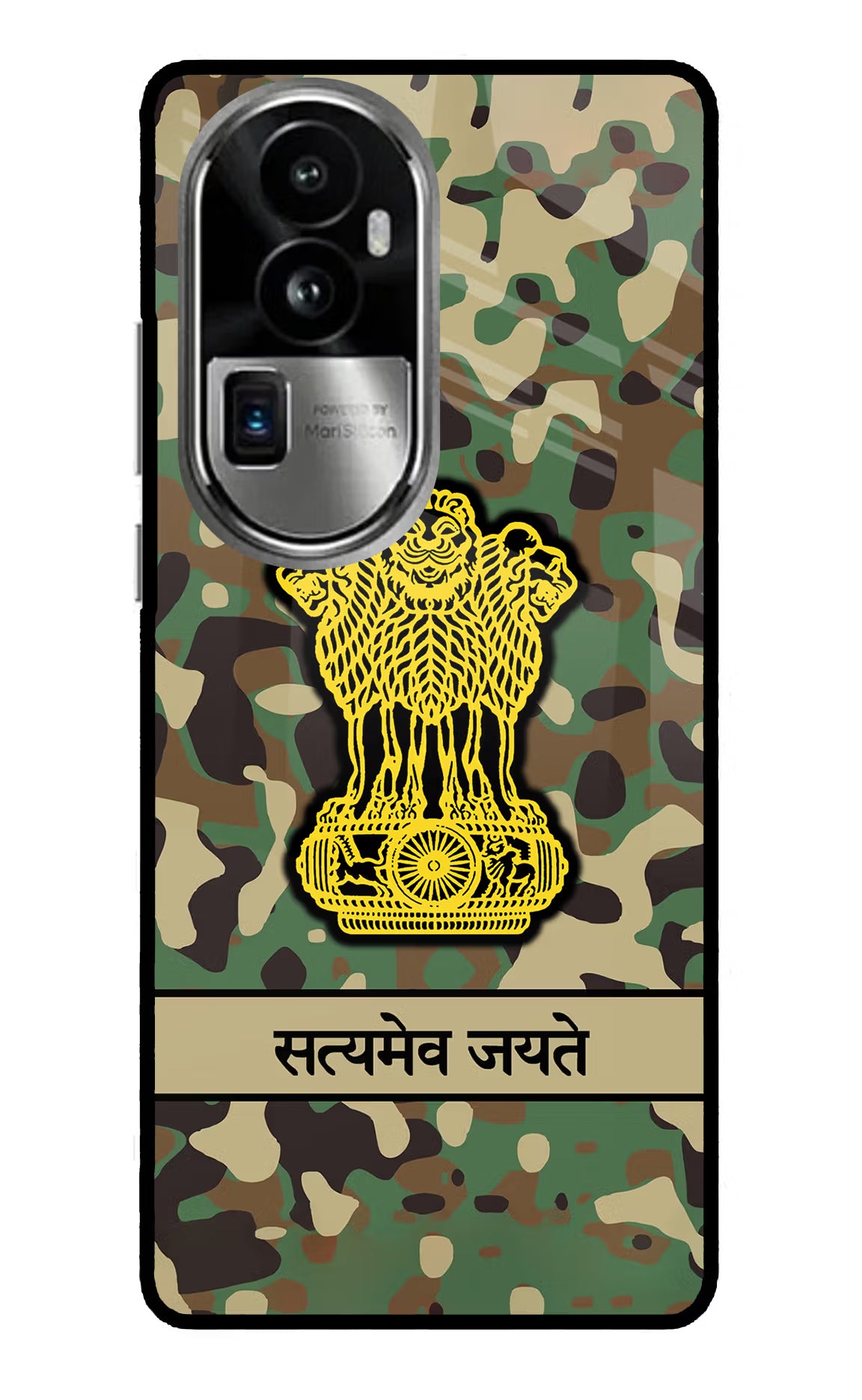 Satyamev Jayate Army Oppo Reno10 Pro+ 5G Glass Case