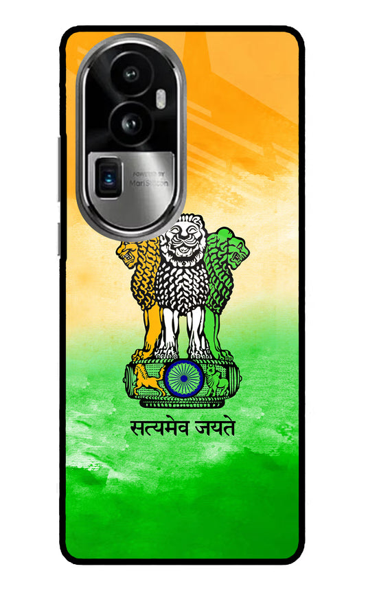 Satyamev Jayate Flag Oppo Reno10 Pro+ 5G Glass Case