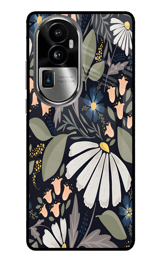 Flowers Art Oppo Reno10 Pro+ 5G Glass Case