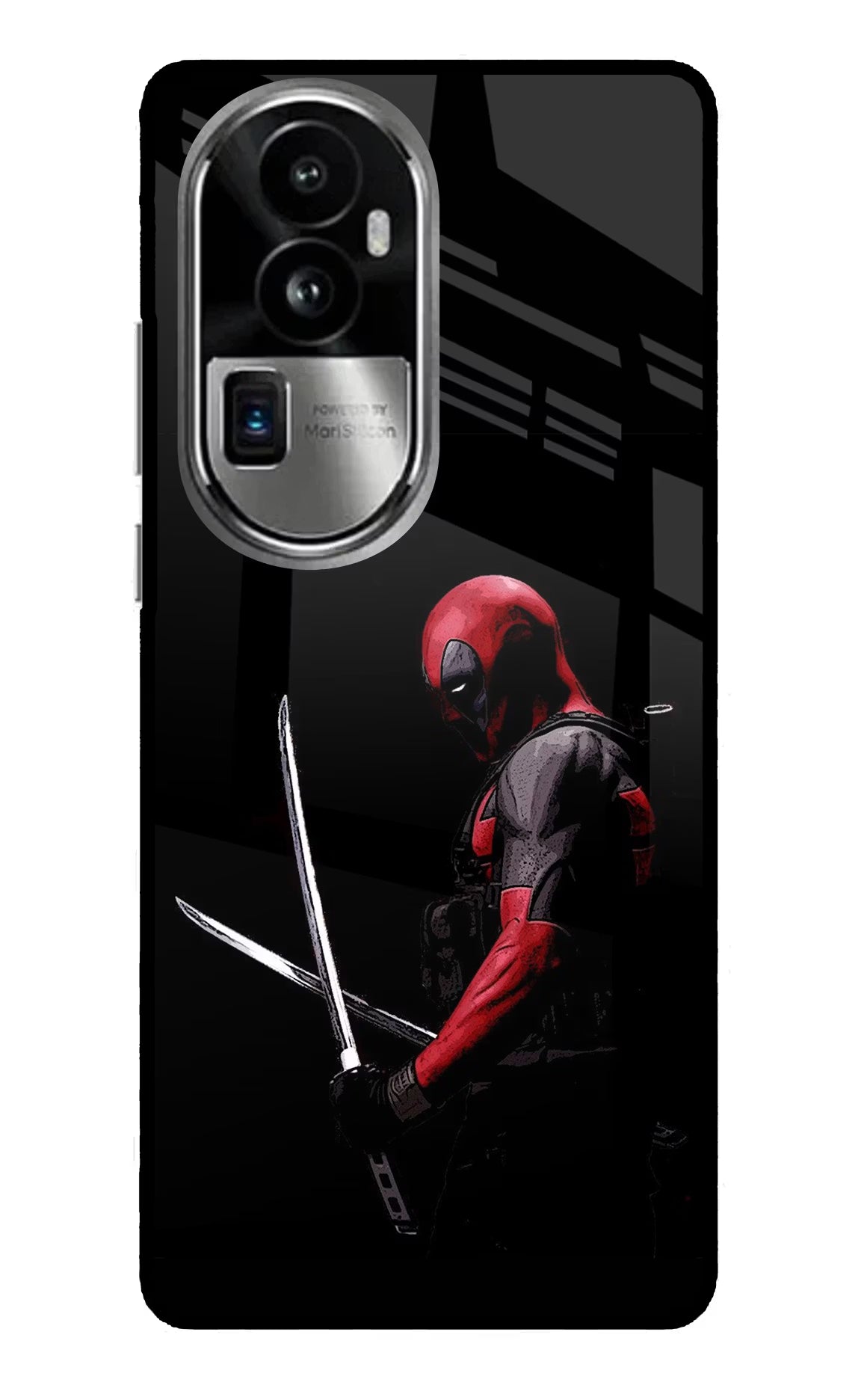 Deadpool Oppo Reno10 Pro+ 5G Glass Case Back Cover by Casekaro
