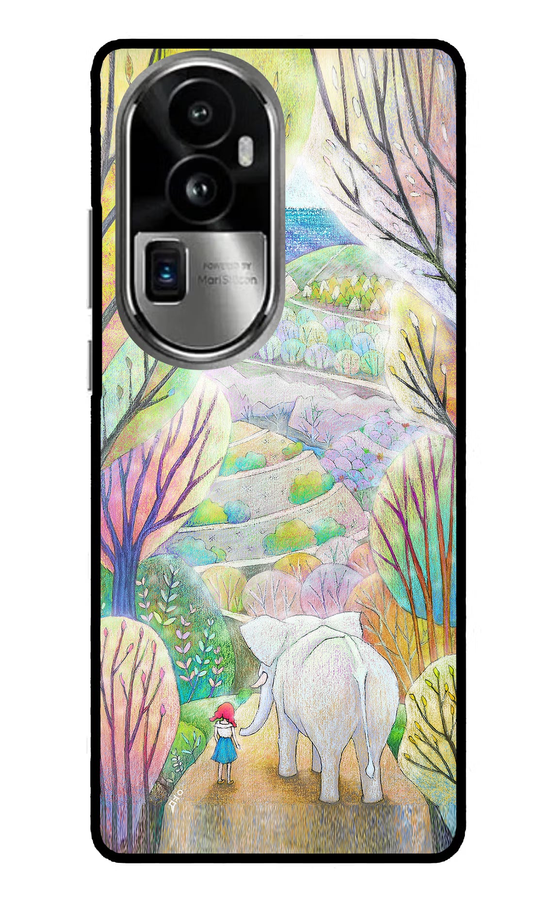 Nature Painting Oppo Reno10 Pro+ 5G Glass Case Back Cover by Casekaro