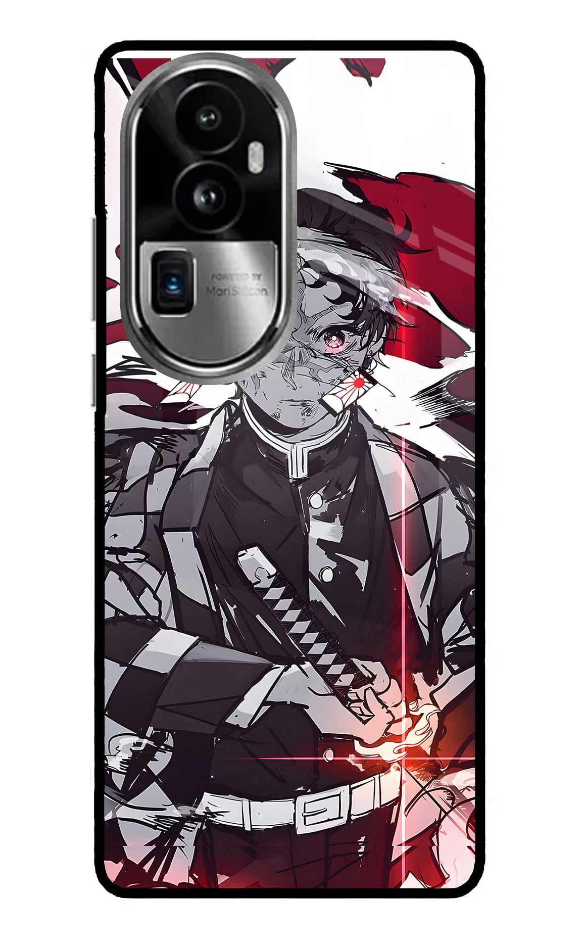 Demon Slayer Oppo Reno10 Pro+ 5G Glass Case Back Cover by Casekaro