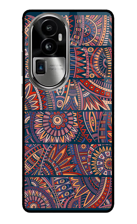 African Culture Design Oppo Reno10 Pro+ 5G Glass Case
