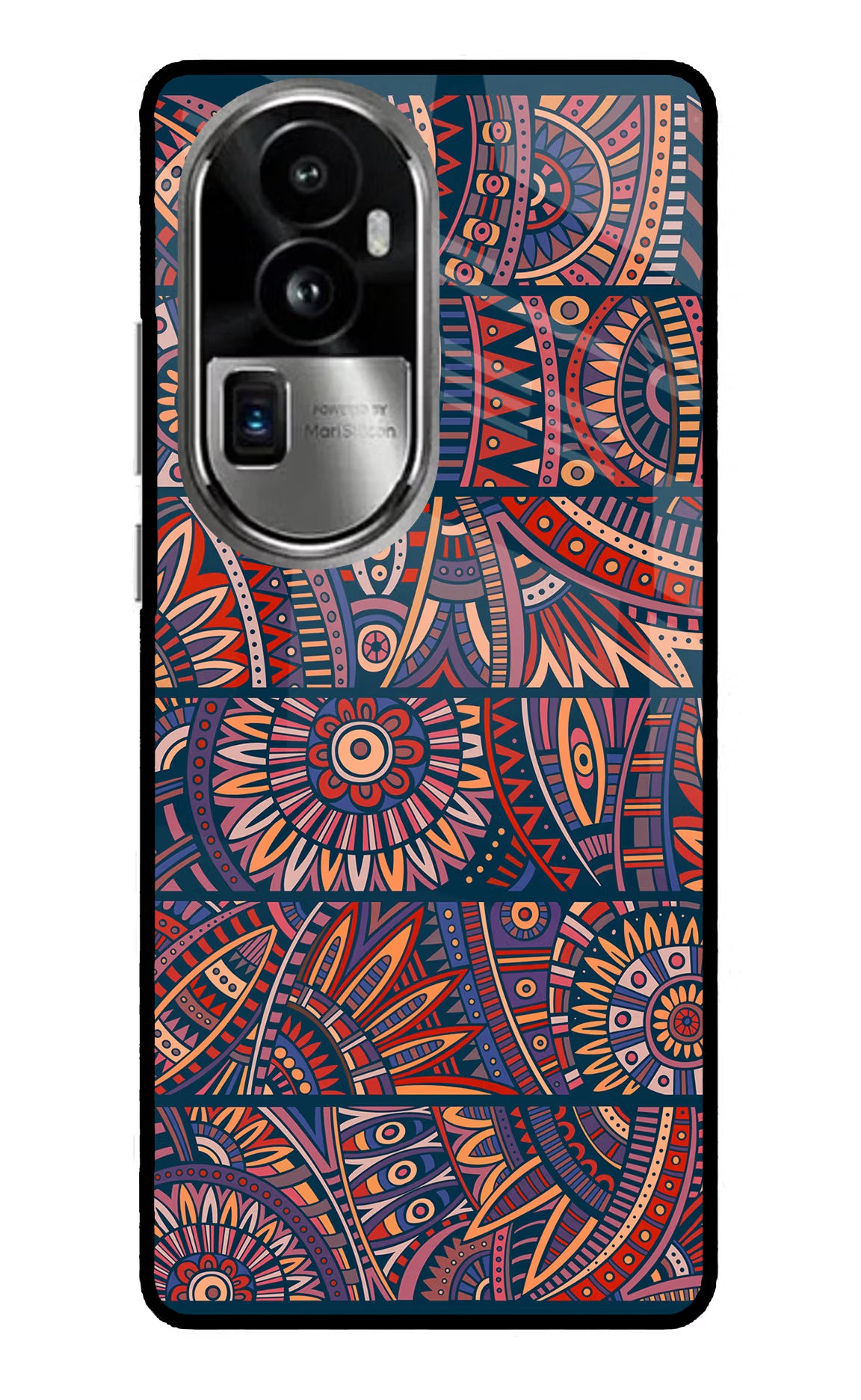 African Culture Design Oppo Reno10 Pro+ 5G Glass Case Back Cover by Casekaro