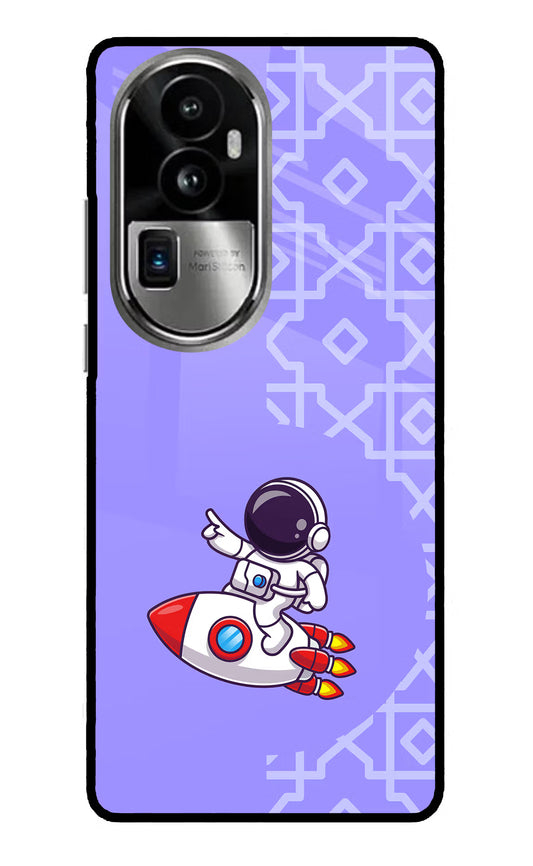 Cute Astronaut Oppo Reno10 Pro+ 5G Glass Case