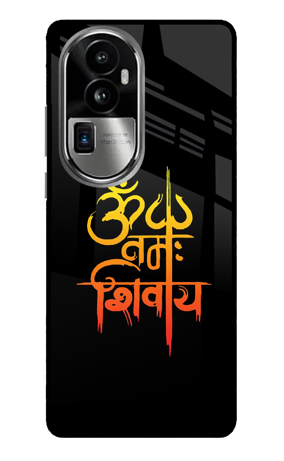 Om Namah Shivay Oppo Reno10 Pro+ 5G Glass Case Back Cover by Casekaro