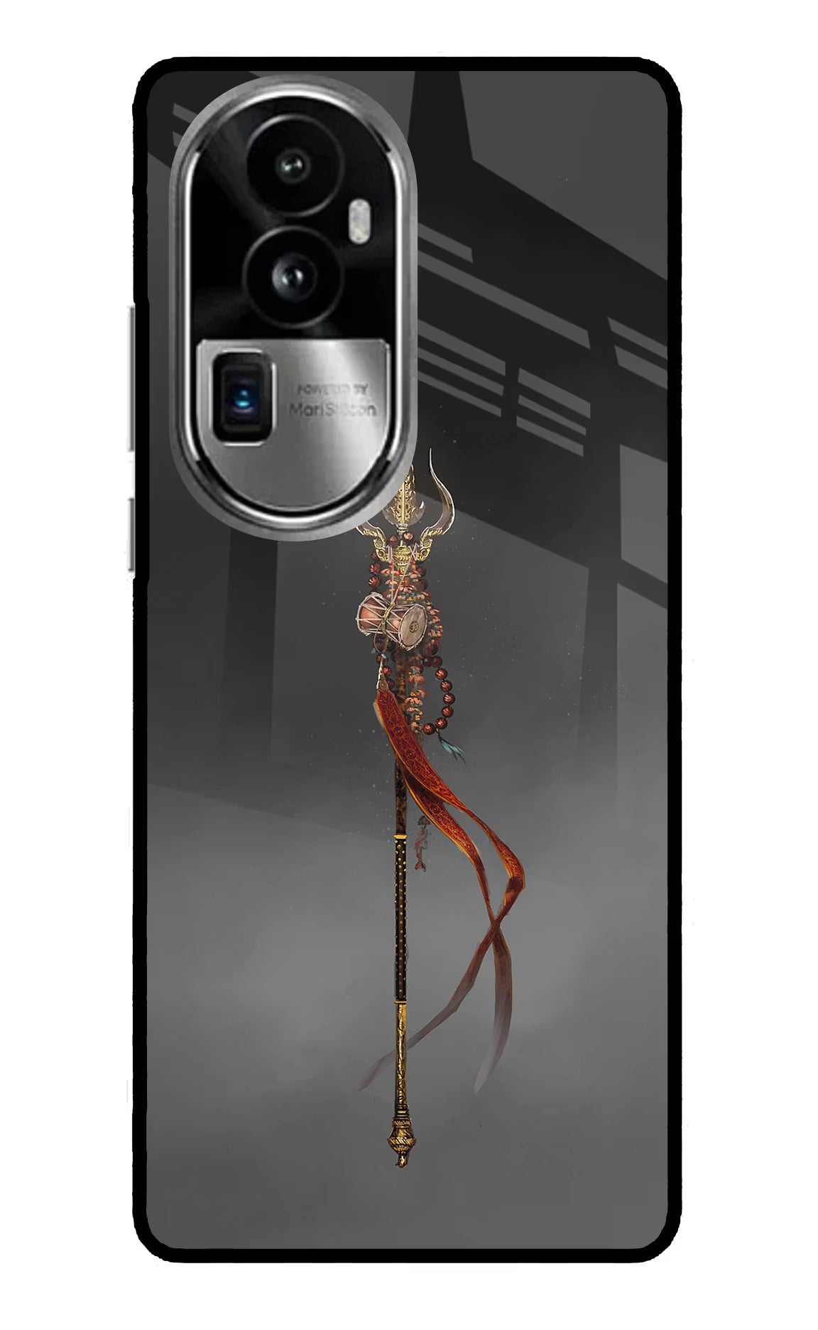 Shiv Trishul Oppo Reno10 Pro+ 5G Glass Case Back Cover by Casekaro