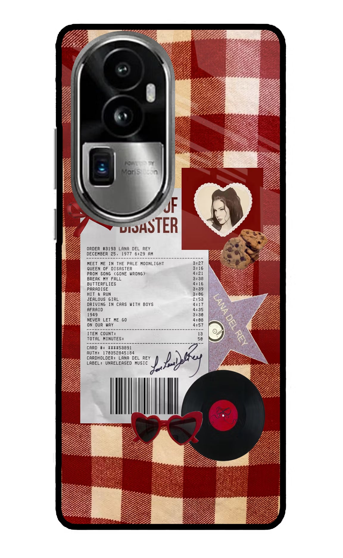 Queen of Disaster Oppo Reno10 Pro+ 5G Glass Case Back Cover by Casekaro