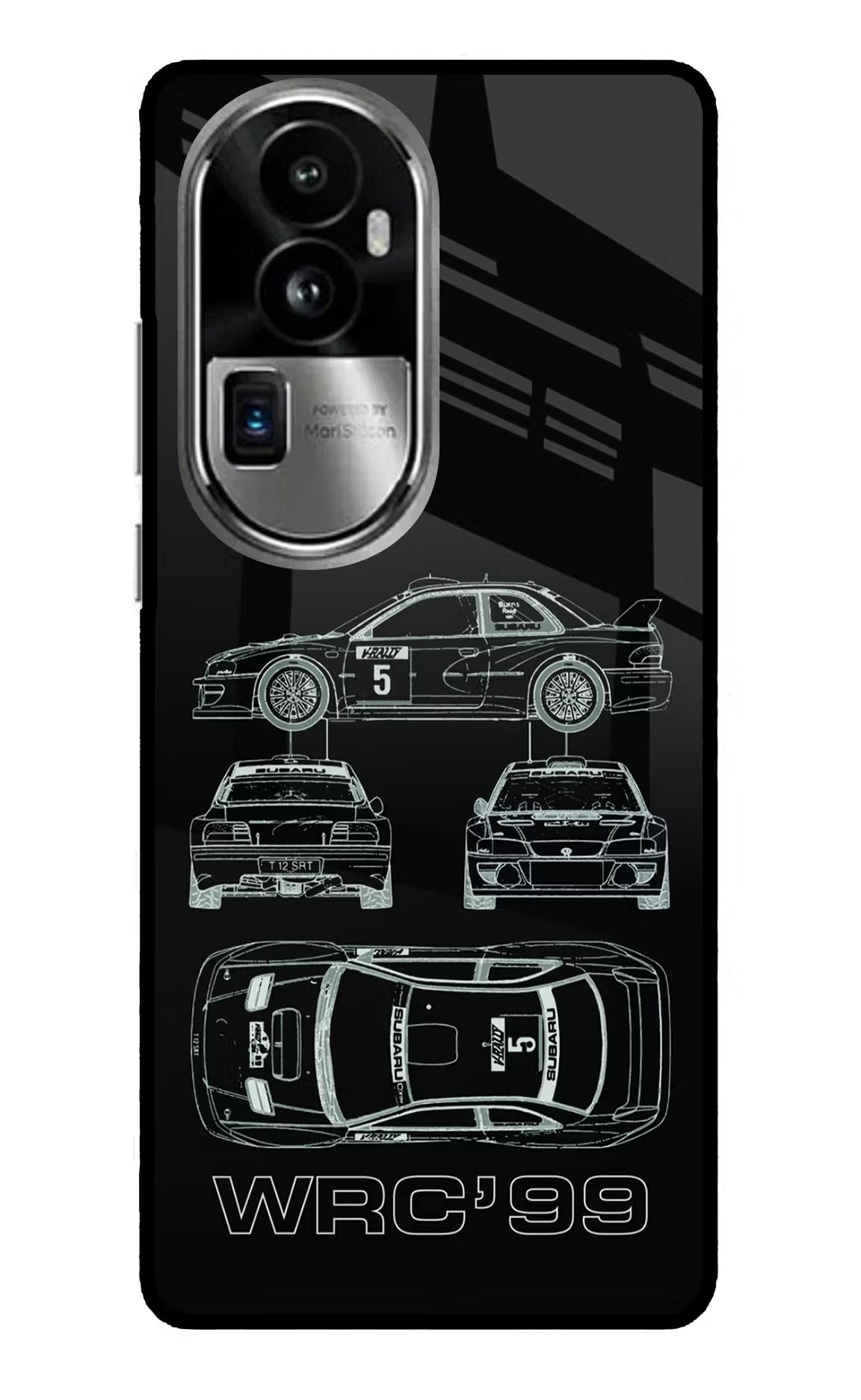 WRC'99 Oppo Reno10 Pro+ 5G Glass Case Back Cover by Casekaro