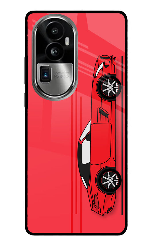 Red Velocity Oppo Reno10 Pro+ 5G Glass Case