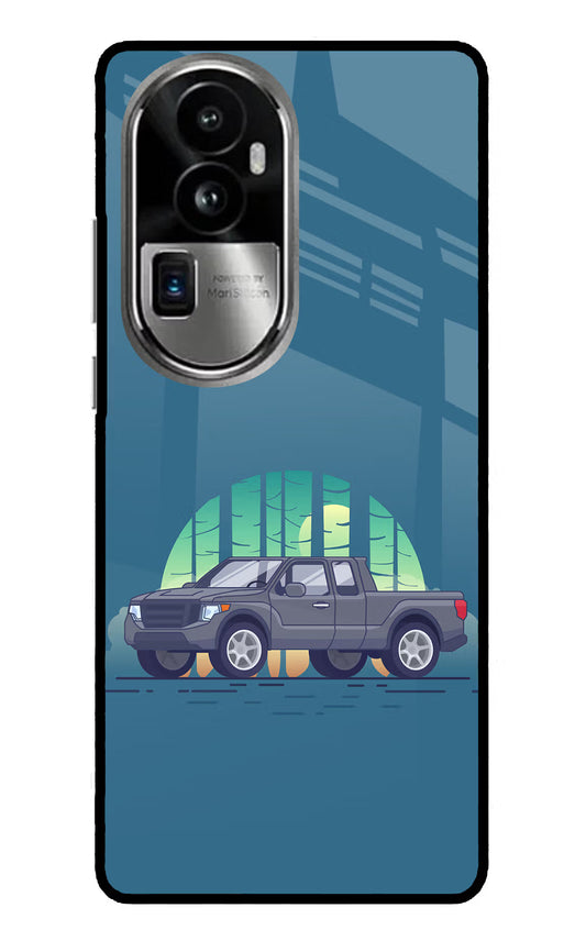 Retro Garage Vibe Oppo Reno10 Pro+ 5G Glass Case