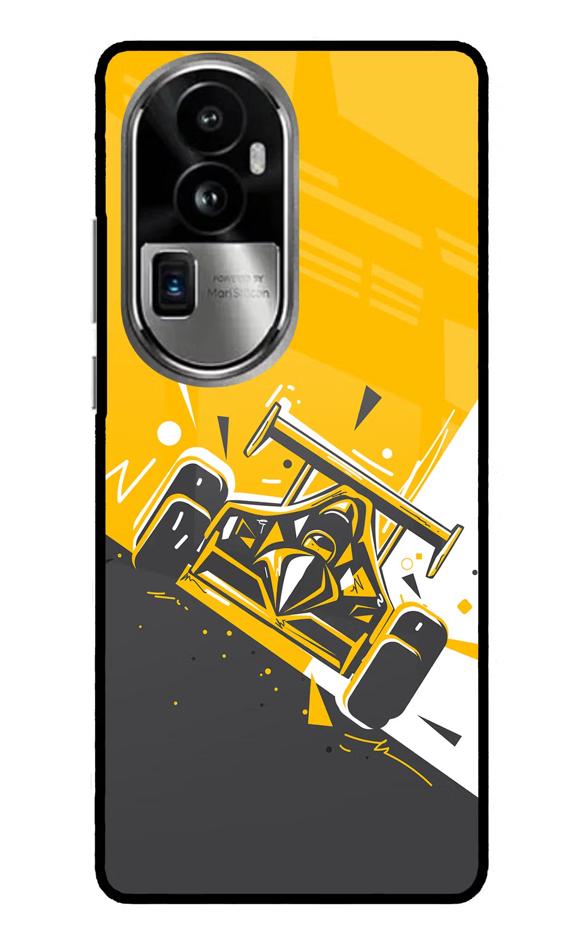 Track King Oppo Reno10 Pro+ 5G Glass Case Back Cover by Casekaro