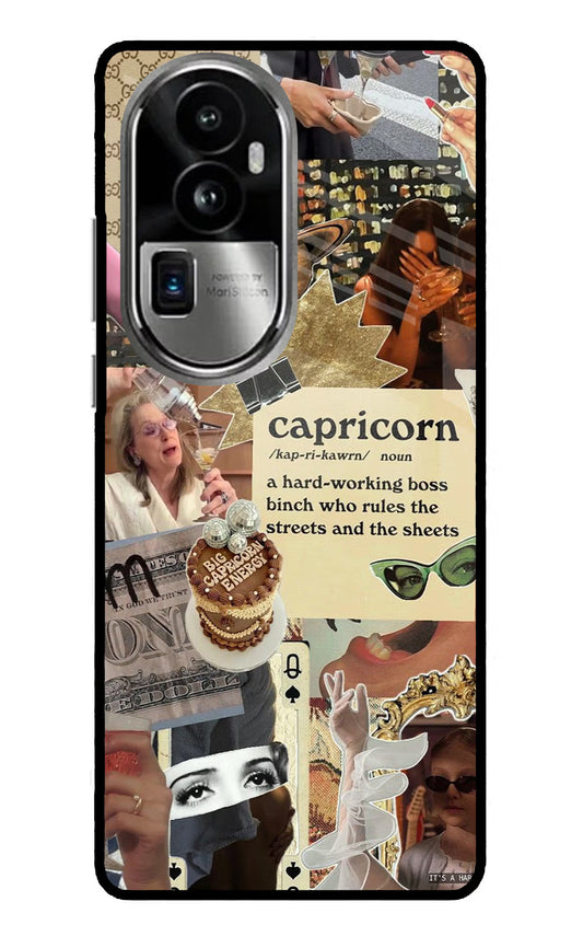 Capricorn Zodiac Oppo Reno10 Pro+ 5G Glass Case